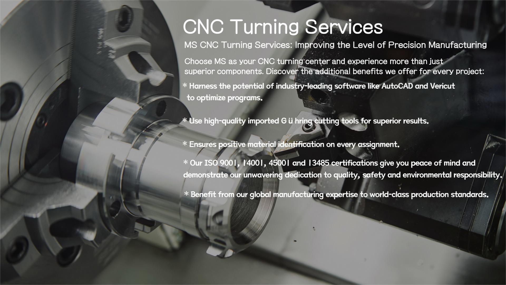 CNC turning services